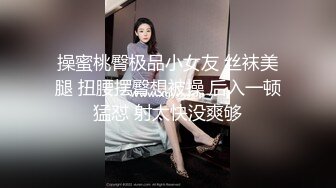 操蜜桃臀极品小女友 丝袜美腿 扭腰摆臀想被操 后入一顿猛怼 射太快没爽够