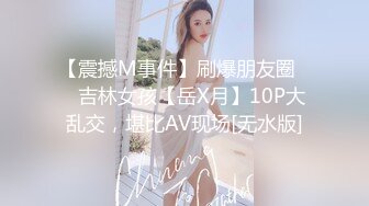 【震撼M事件】刷爆朋友圈❤️吉林女孩【岳X月】10P大乱交，堪比AV现场[无水版]