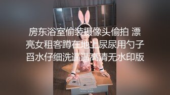 房东浴室偷装摄像头偷拍 漂亮女租客蹲在地上尿尿用勺子舀水仔细洗逼逼高清无水印版